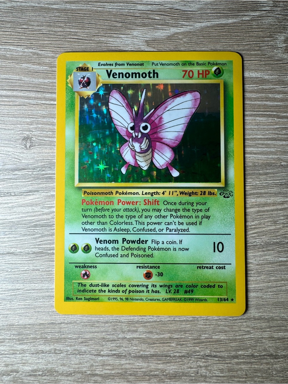 Venomoth #13/Pokemon Jungle